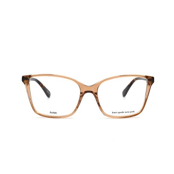 NEW KATE SPADE TIANNA 10A TRANSPARENT BROWN AUTHENTIC EYEGLASSES FRAME - Picture 3 of 12